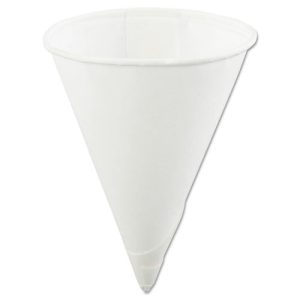4oz Paper Cone Cup (White)