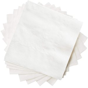 Cocktail Napkin (White) 1 Ply