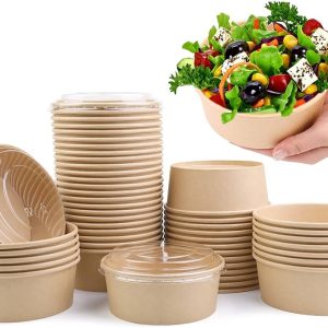 1500ml Paper Salad Bowl (Kraft)