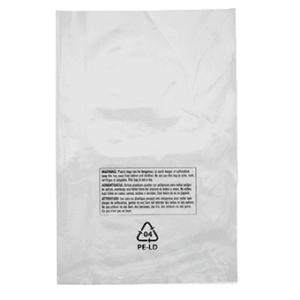 Layflat Suffocation Warning Bags