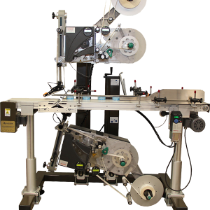 Top Seal and Bottom Label Applicator