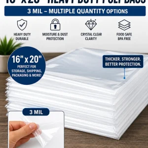 Vacuum Seal Bags 16_ x 20_ Food Saver Bags – 3MIL